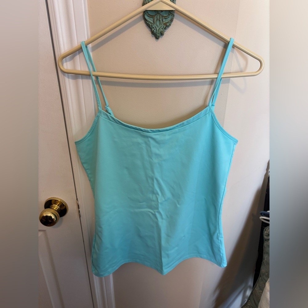 RW&CO. Light Aqua Spaghetti Strap Camisole